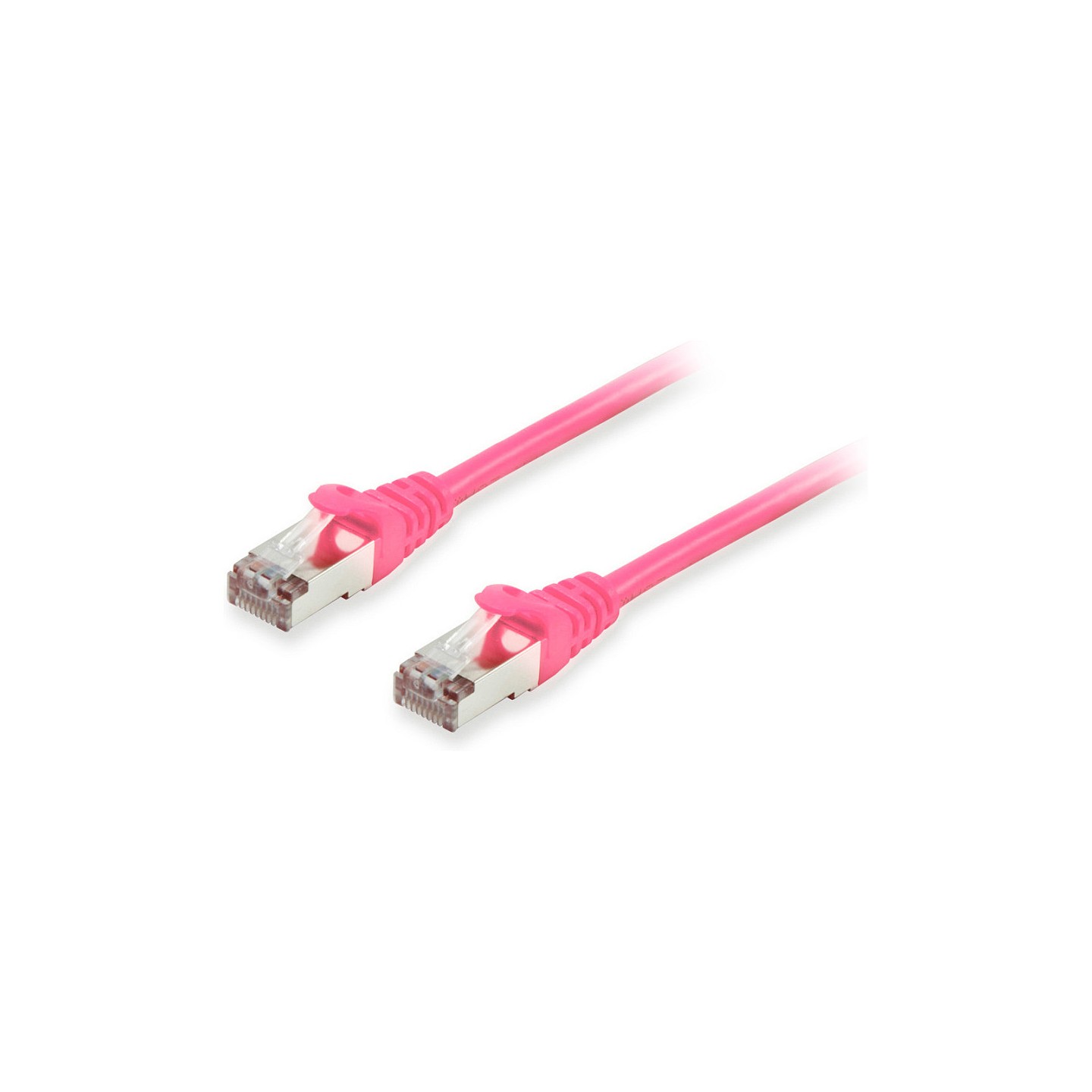 Equip Patchkabel Cat6A S FTP 2xRJ45 15.00m pink LSZH Polybeutel — Buy in Cyprus with Fast Delivery