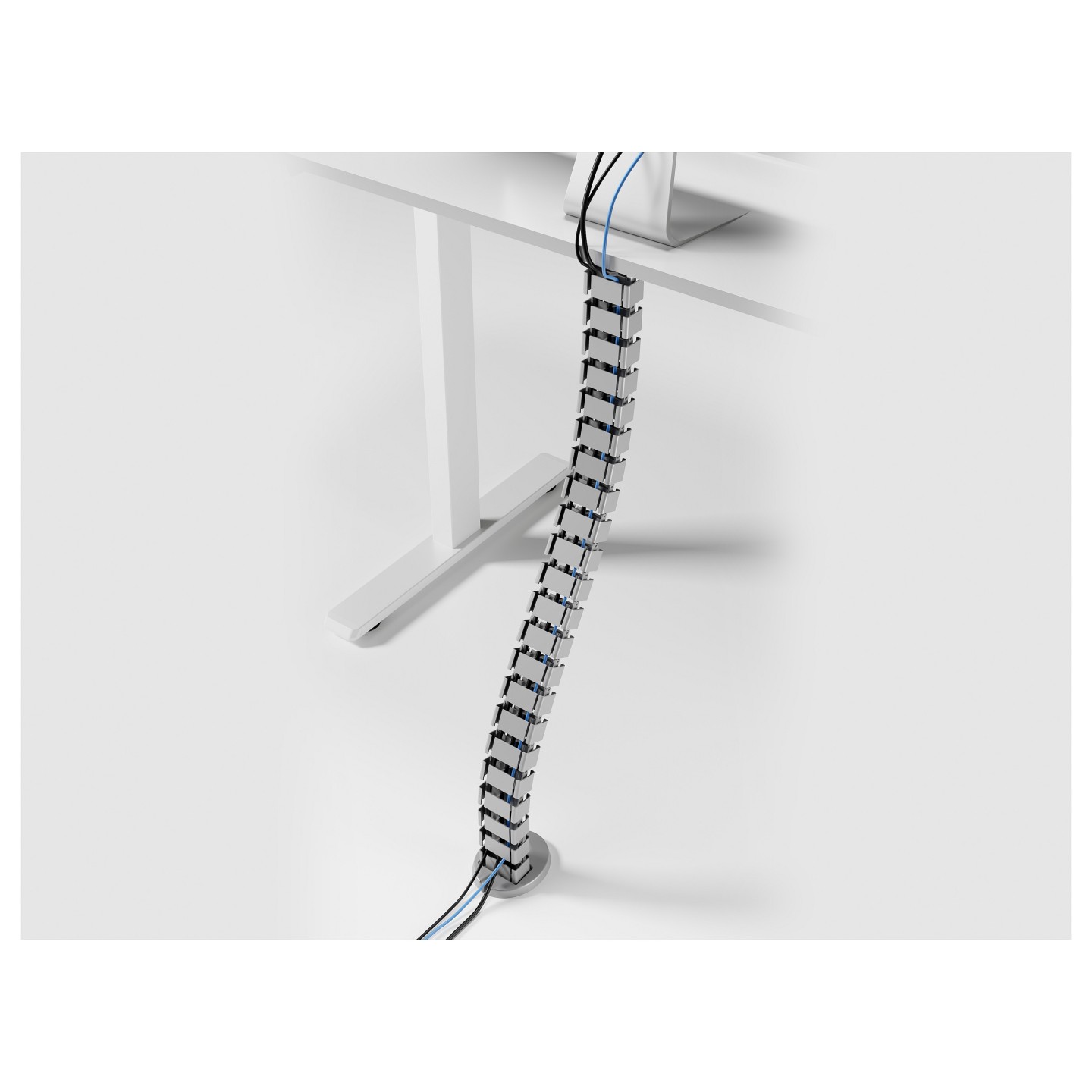 Equip Deluxe-Spiralkabelschlauch mit Untertischmontage grau lite Retail — Buy in Cyprus with Fast Delivery