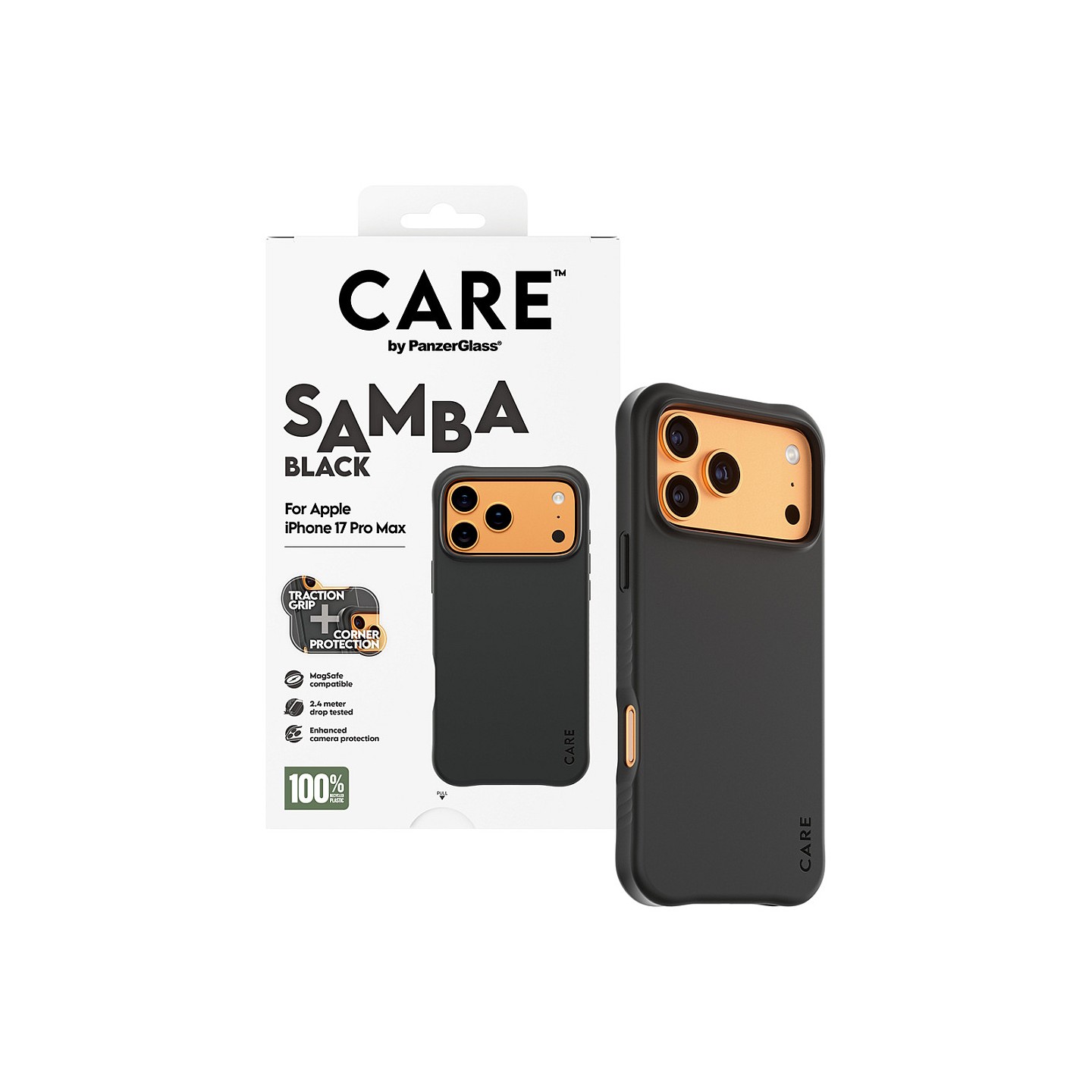 CARE fashionable Samba black MagSafe iPhone 17 Pro Max — Buy in Cyprus with Fast Delivery