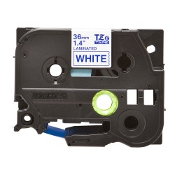 Schriftbandkassette Brother 36mmx8m weiß blau TZE263 — Buy in Cyprus with Fast Delivery