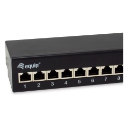 Equip Patchpanel 12x RJ45 Cat6A FTP 1HE Premium schwarz — Buy in Cyprus with Fast Delivery