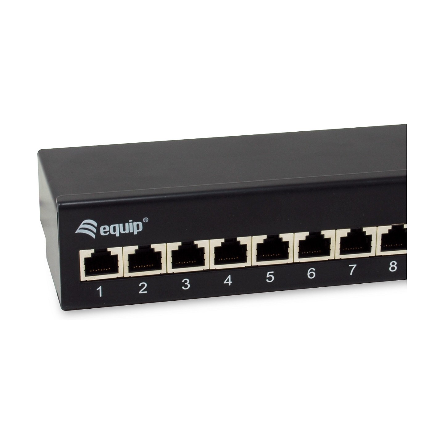 Equip Patchpanel 12x RJ45 Cat6A FTP 1HE Premium schwarz — Buy in Cyprus with Fast Delivery