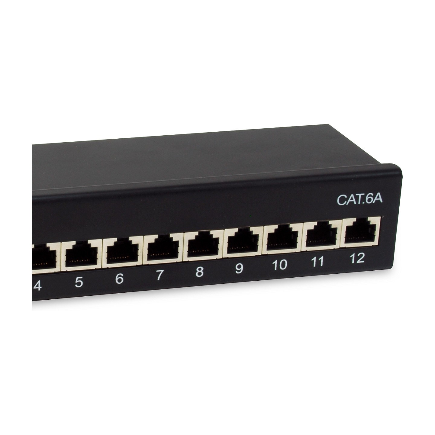 Equip Patchpanel 12x RJ45 Cat6A FTP 1HE Premium schwarz — Buy in Cyprus with Fast Delivery