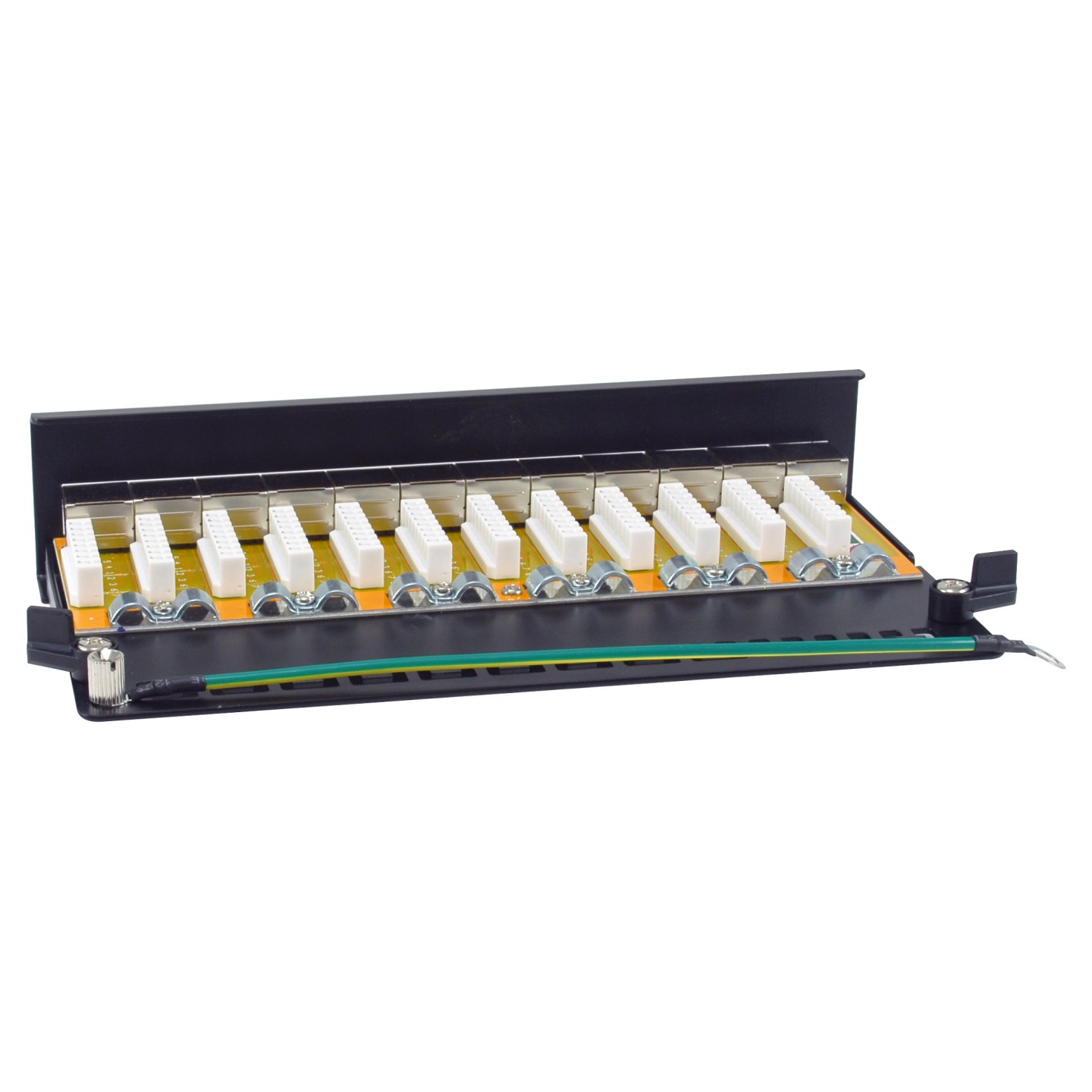 Equip Patchpanel 12x RJ45 Cat6A FTP 1HE Premium schwarz — Buy in Cyprus with Fast Delivery