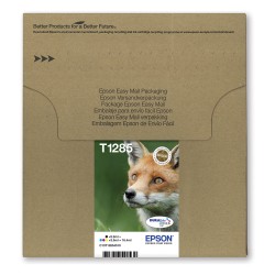 Epson Original Easy Mail Packing T1285 Fuchs Druckerpatronen 4er Multipack BK C M Y (C13T12854511)