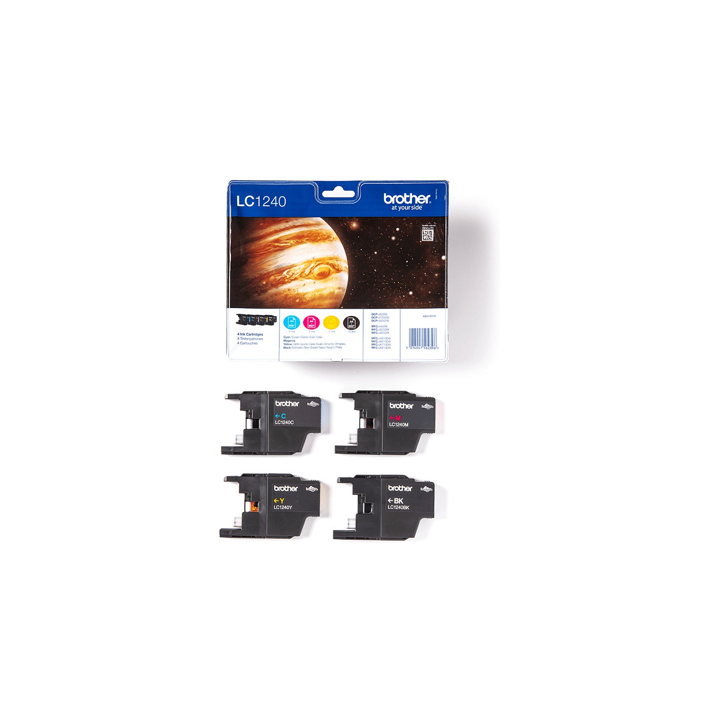 Brother Tintenpatronen LC-1240 Multipack (je 1x M C Y BK) — Buy in Cyprus with Fast Delivery