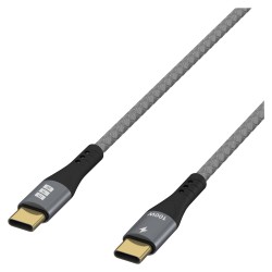 EFB USB-C Kabel 100W PD 3.0 5A E-Marker Chip 1m grau — Buy in Cyprus with Fast Delivery
