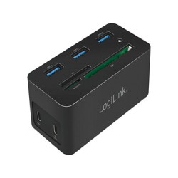 Logilink Dockingstation USB 3.2 (G1) HDMI.10-Port.PD4.schw. — Buy in Cyprus with Fast Delivery