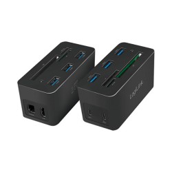 Logilink Dockingstation USB 3.2 (G1) HDMI.10-Port.PD4.schw. — Buy in Cyprus with Fast Delivery