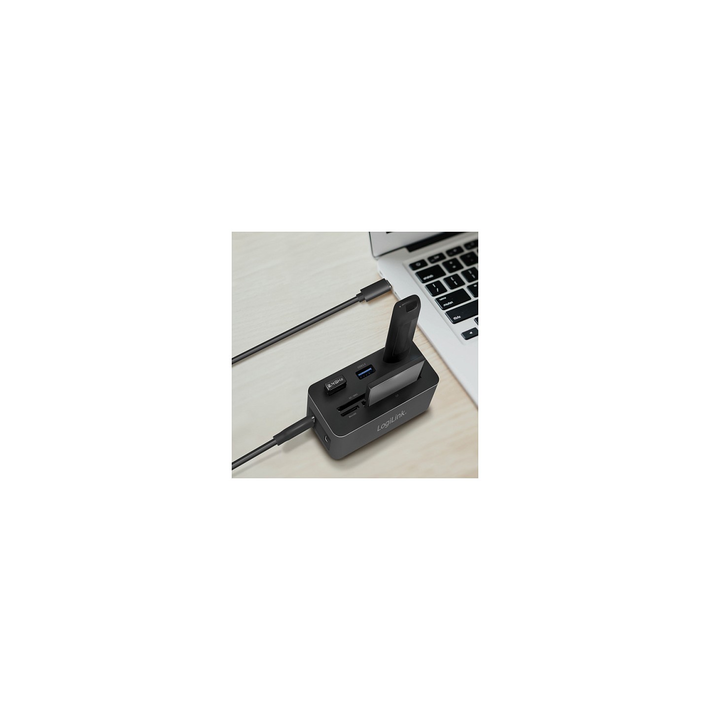 Logilink Dockingstation USB 3.2 (G1) HDMI.10-Port.PD4.schw. — Buy in Cyprus with Fast Delivery