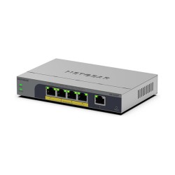 NETGEAR Easy Smart GS105EP - Switch - L3 - Smart - 1 x 10 100 1000 + 4 x 10 100 1000 (PoE+) - Desktop. wandmontierbar...