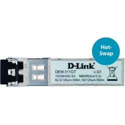 Buy D-Link MiniGBIC SFP 1000BaseSX - DEM-311GT - Multimode LC, 850nm, 550m, Meta... in Cyprus, Nicosia, Limassol, Larnaka, Pafos
