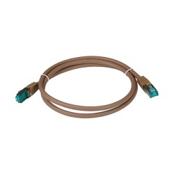 EFB RJ45 Patchkabel S FTP Cat6A LSZH Braun Laenge 1m 4x2xAWG27 7 nach TIA EIA568B geschirmt Uebertragungsstandards 10...