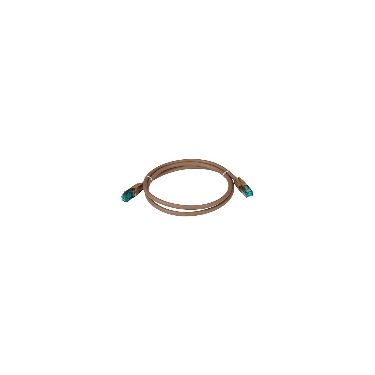 EFB RJ45 Patchkabel S FTP Cat6A LSZH Braun Laenge 1m 4x2xAWG27 7 nach TIA EIA568B geschirmt Uebertragungsstandards 10...