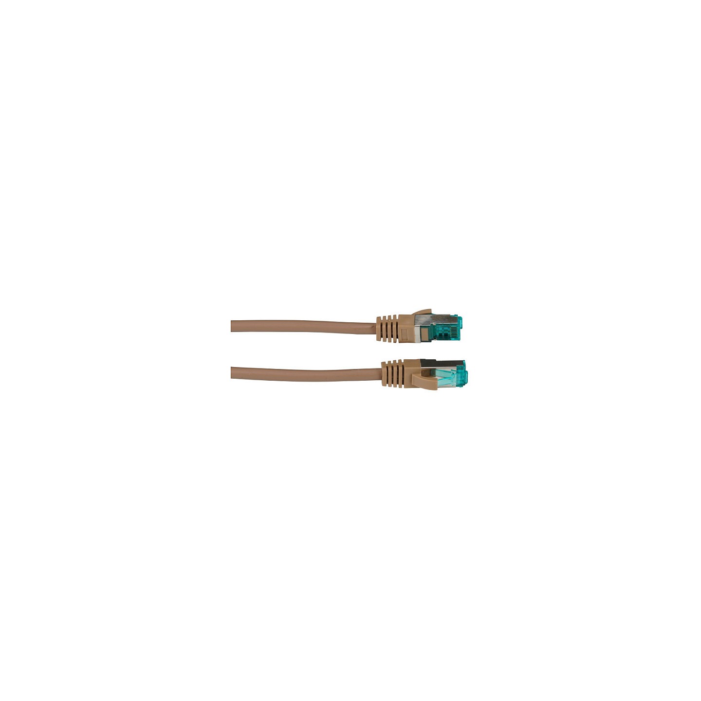 EFB RJ45 Patchkabel S FTP Cat6A LSZH Braun Laenge 1m 4x2xAWG27 7 nach TIA EIA568B geschirmt Uebertragungsstandards 10...