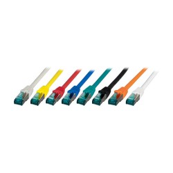 EFB RJ45 Patchkabel S FTP Cat6A LSZH Braun Laenge 1m 4x2xAWG27 7 nach TIA EIA568B geschirmt Uebertragungsstandards 10...