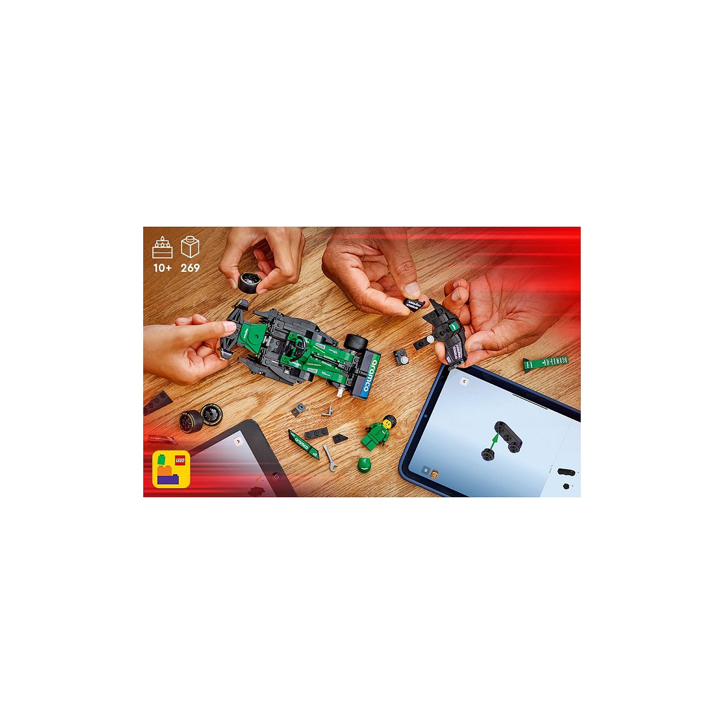LEGO Speed Champions Aston Martin Aramco F1 AMR24 Rennauto 77245 — Buy in Cyprus with Fast Delivery