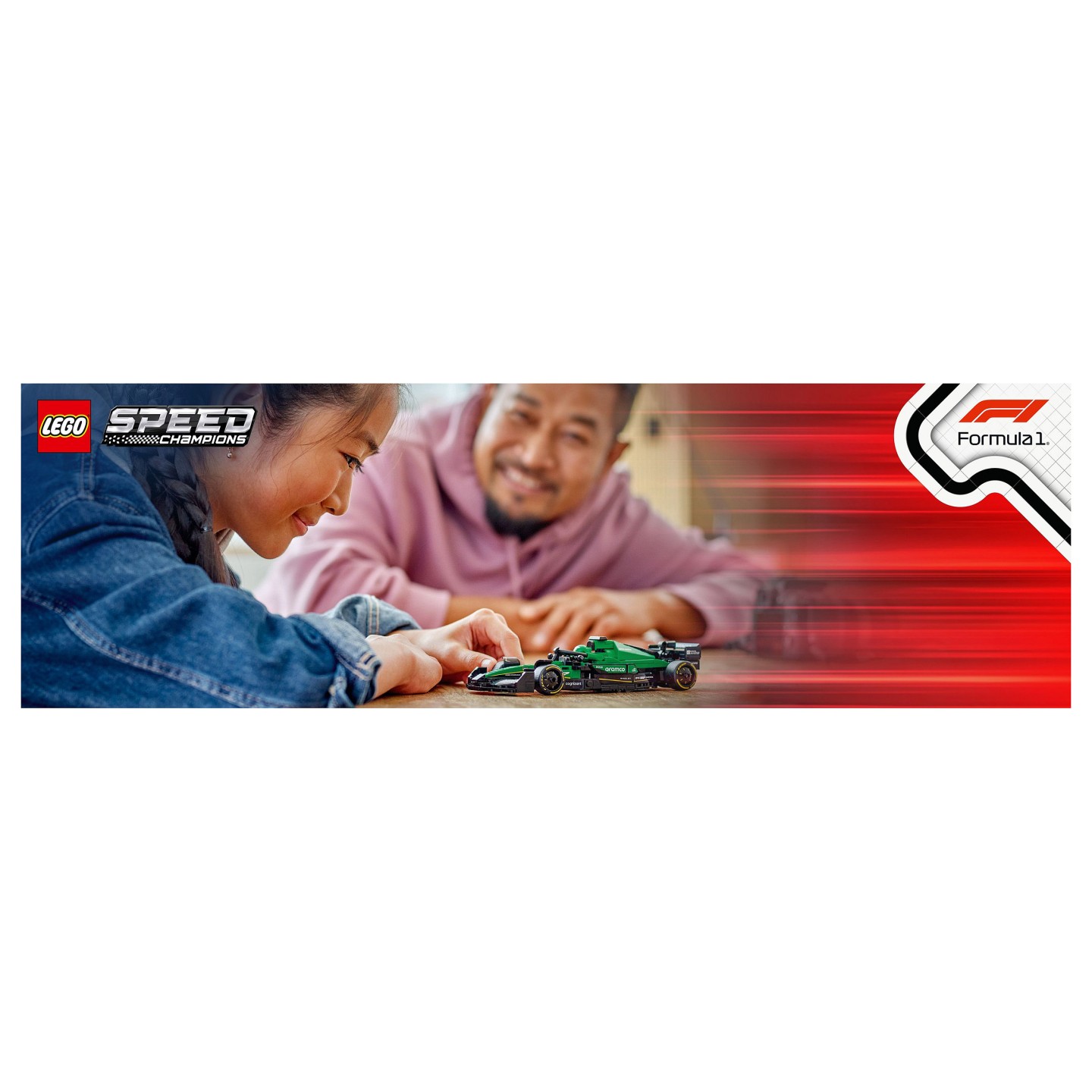 LEGO Speed Champions Aston Martin Aramco F1 AMR24 Rennauto 77245 — Buy in Cyprus with Fast Delivery