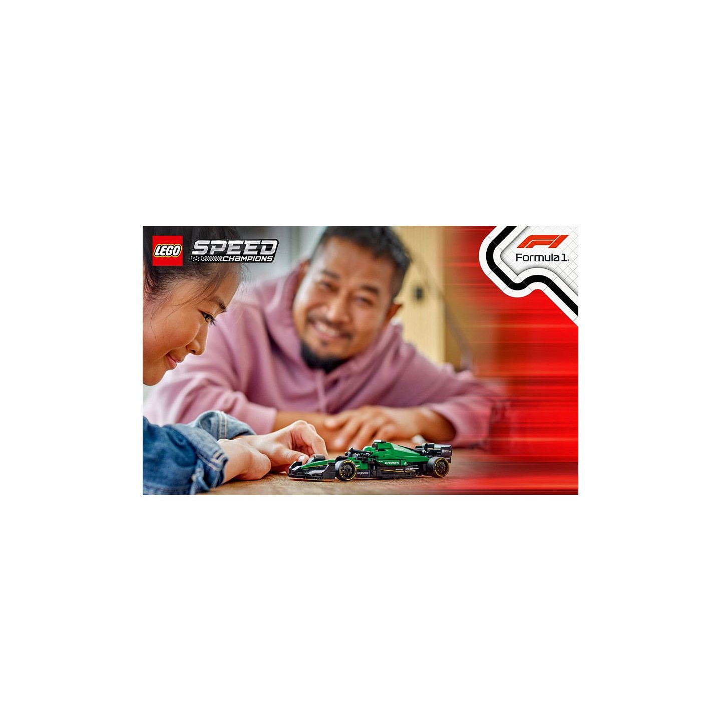 LEGO Speed Champions Aston Martin Aramco F1 AMR24 Rennauto 77245 — Buy in Cyprus with Fast Delivery