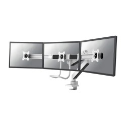 Neomounts NM-D775DX3 - Befestigungskit - Voll beweglich - fr 3 LCD-Anzeigen - Aluminium - wei - Bildschirmgre: 43.2-6...