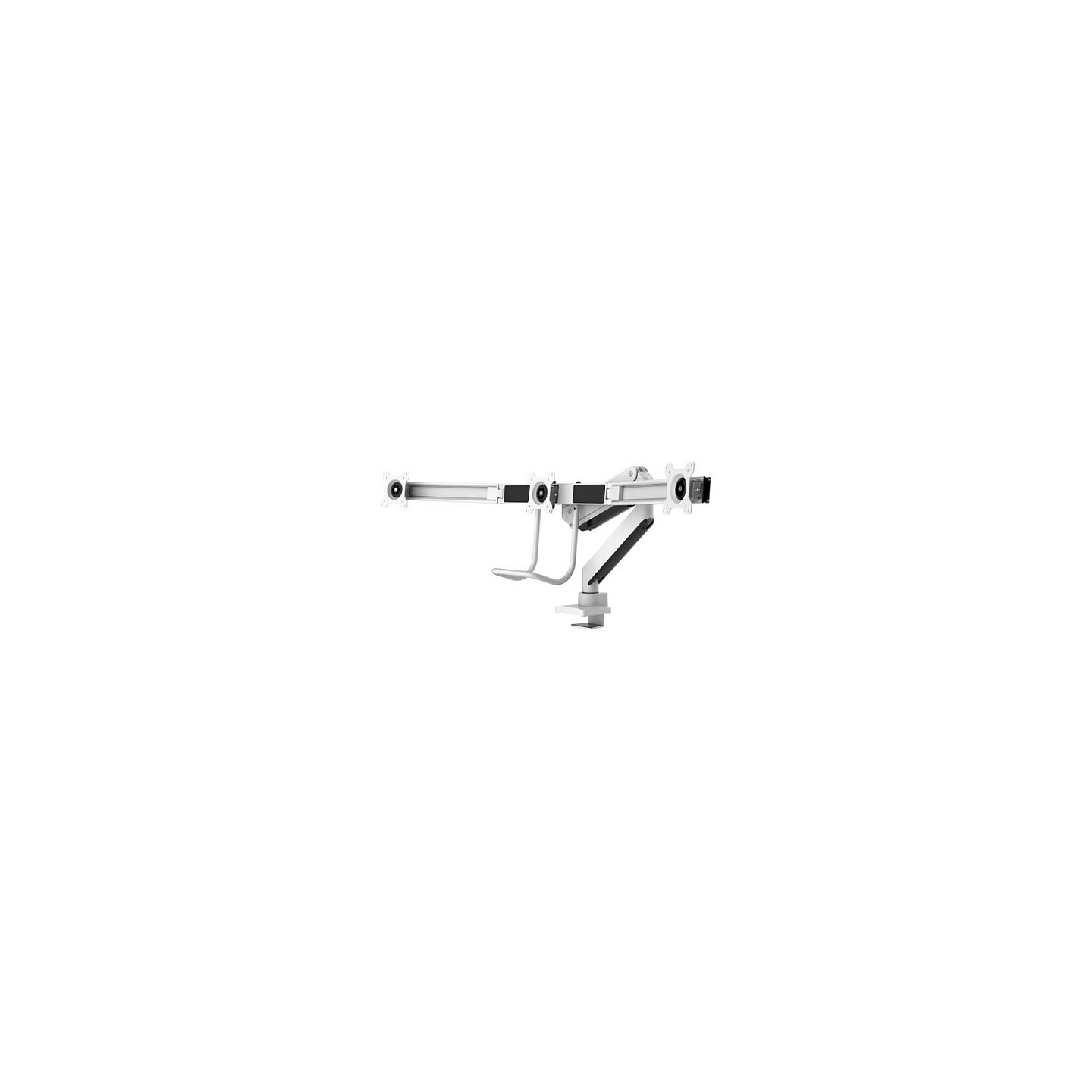 Neomounts NM-D775DX3 - Befestigungskit - Voll beweglich - fr 3 LCD-Anzeigen - Aluminium - wei - Bildschirmgre: 43.2-6...