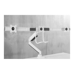Neomounts NM-D775DX3 - Befestigungskit - Voll beweglich - fr 3 LCD-Anzeigen - Aluminium - wei - Bildschirmgre: 43.2-6...