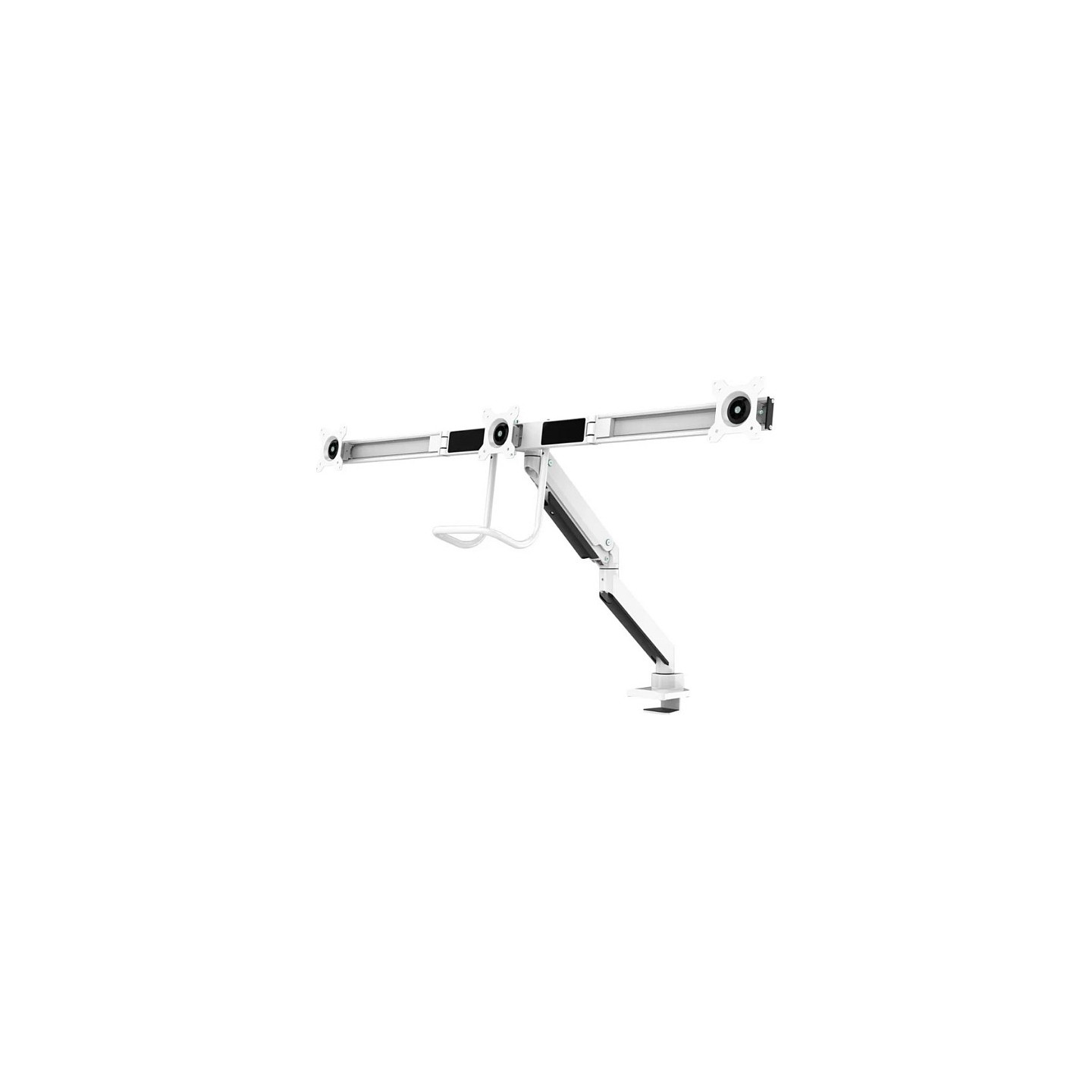 Neomounts NM-D775DX3 - Befestigungskit - Voll beweglich - fr 3 LCD-Anzeigen - Aluminium - wei - Bildschirmgre: 43.2-6...