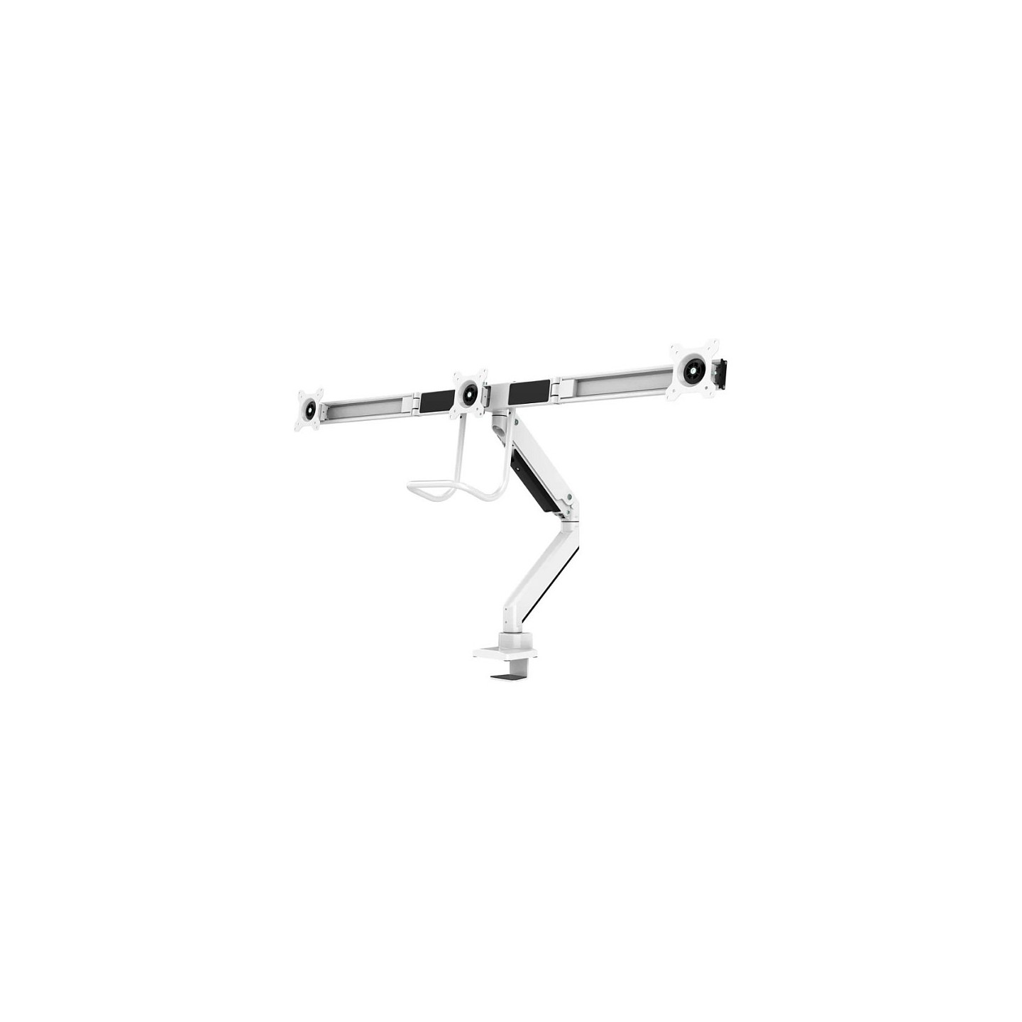 Neomounts NM-D775DX3 - Befestigungskit - Voll beweglich - fr 3 LCD-Anzeigen - Aluminium - wei - Bildschirmgre: 43.2-6...