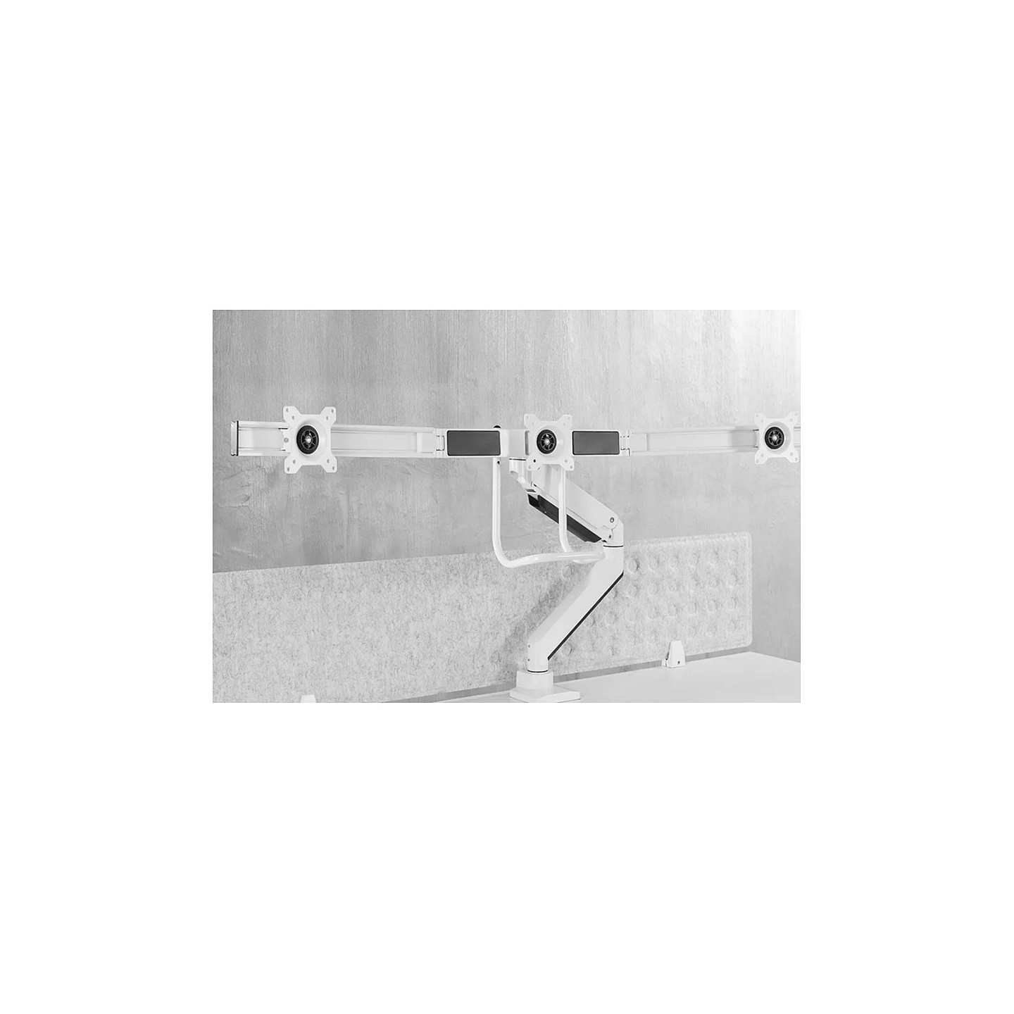 Neomounts NM-D775DX3 - Befestigungskit - Voll beweglich - fr 3 LCD-Anzeigen - Aluminium - wei - Bildschirmgre: 43.2-6...