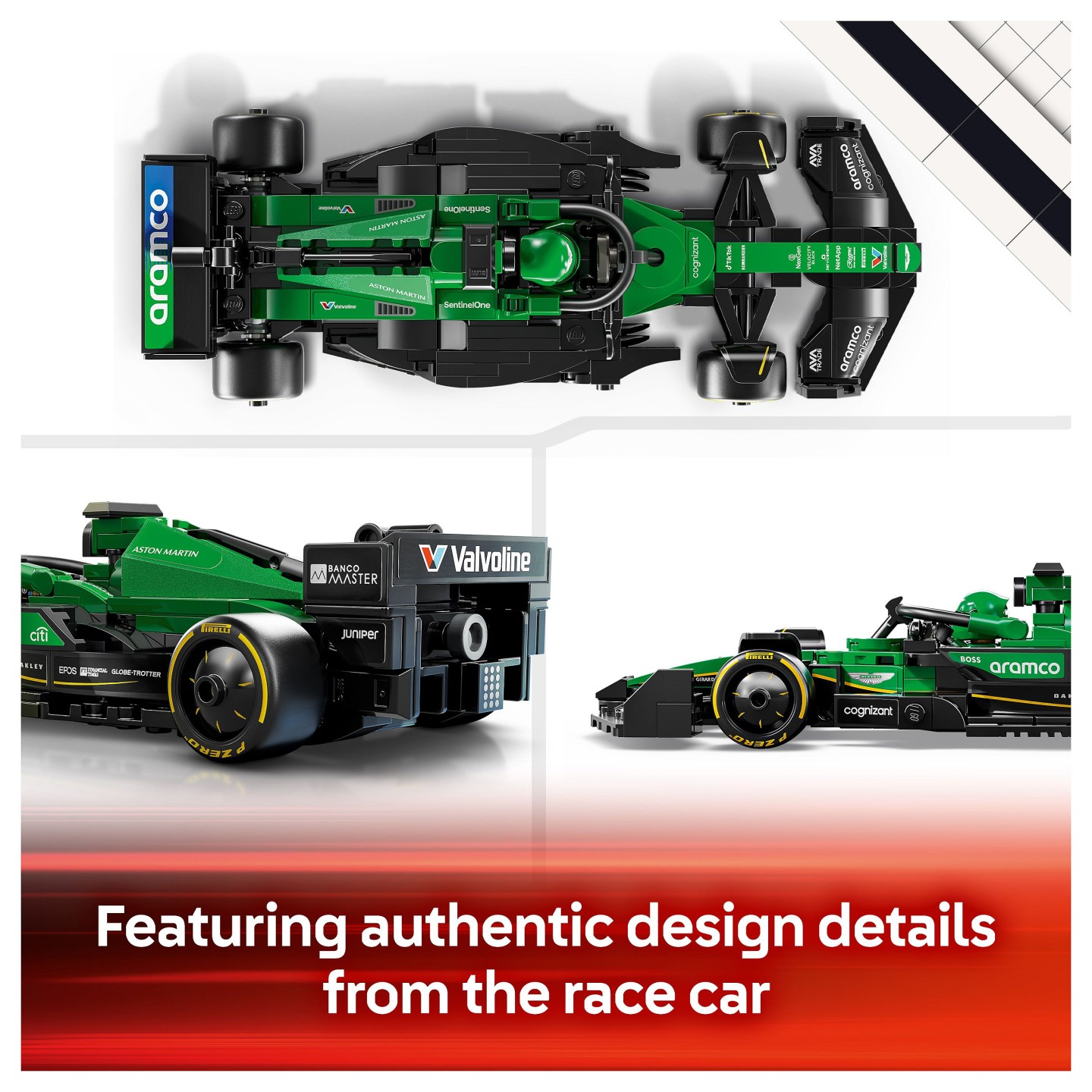 LEGO Speed Champions Aston Martin Aramco F1 AMR24 Rennauto 77245 — Buy in Cyprus with Fast Delivery