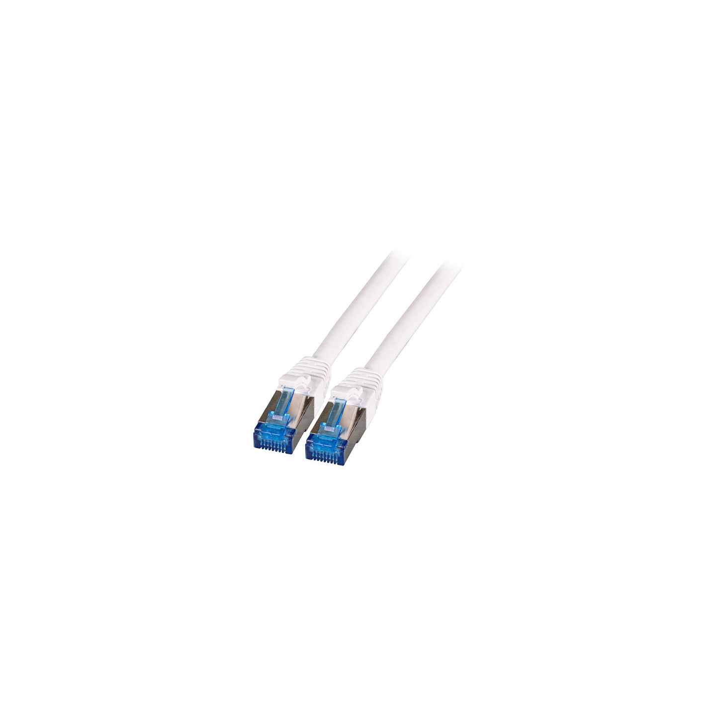 EFB RJ45 Patchkabel S FTP Cat6A Superflex LSZH WEISS Laenge 5m 10Gbit 500MhZ 100 Prozent Kupfer mit Cat 7 Rohkabel