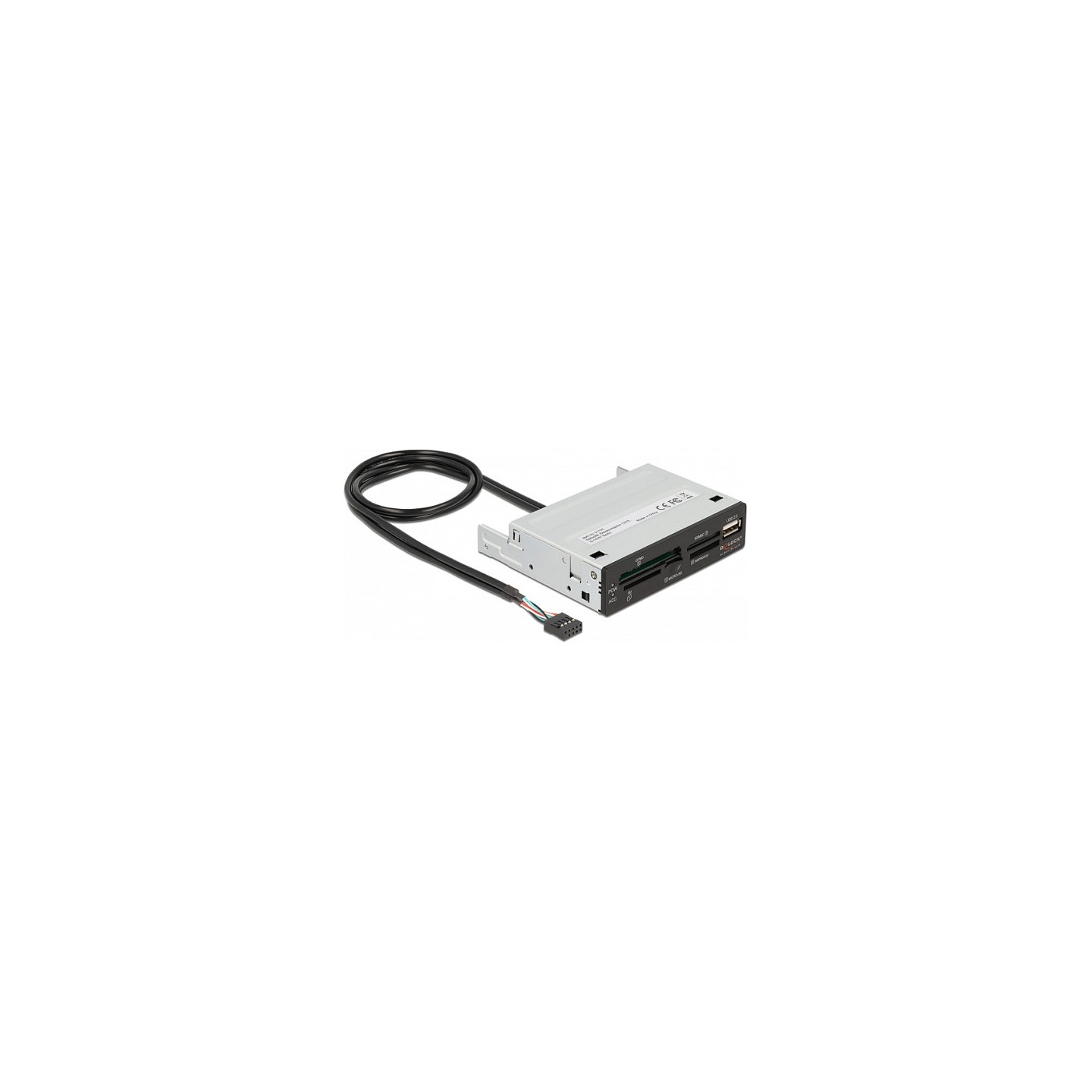 Delock 3.5? USB 2.0 Card Reader 5 Slot + 1 x USB 2.0 Typ-A Buchse — Buy in Cyprus with Fast Delivery