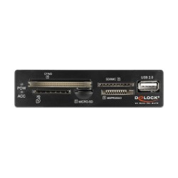 Delock 3.5? USB 2.0 Card Reader 5 Slot + 1 x USB 2.0 Typ-A Buchse — Buy in Cyprus with Fast Delivery