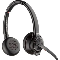 Buy Poly Savi 8220-M UC DECT Binaural Headset - USB-A - Black - Microsoft Teams ... in Cyprus, Nicosia, Limassol, Larnaka, Pafos