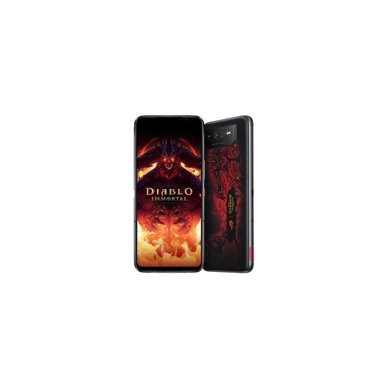 ASUS ROG Phone 6 Diablo Immortal Edition - Hellfire Red - 16GB/512GB, Snapdragon 8+ Gen 1 3.2GHz, 6.78" AMOLED