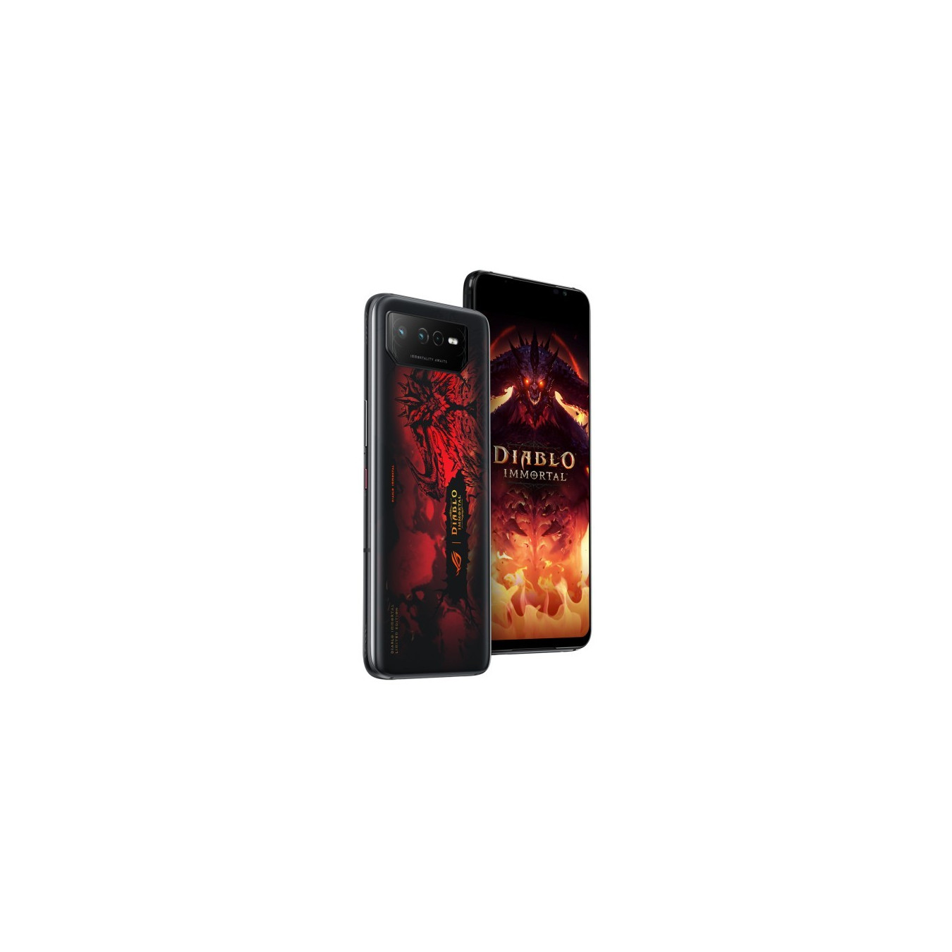 ASUS ROG Phone 6 Diablo Immortal Edition - Hellfire Red - 16GB/512GB, Snapdragon 8+ Gen 1 3.2GHz, 6.78" AMOLED