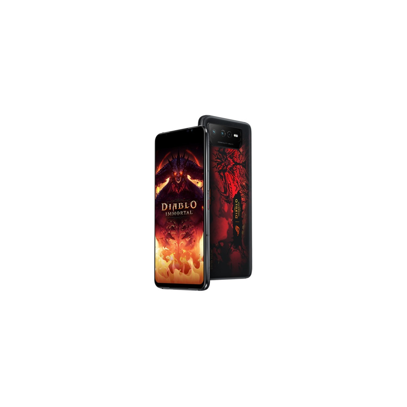 ASUS ROG Phone 6 Diablo Immortal Edition - Hellfire Red - 16GB/512GB, Snapdragon 8+ Gen 1 3.2GHz, 6.78" AMOLED