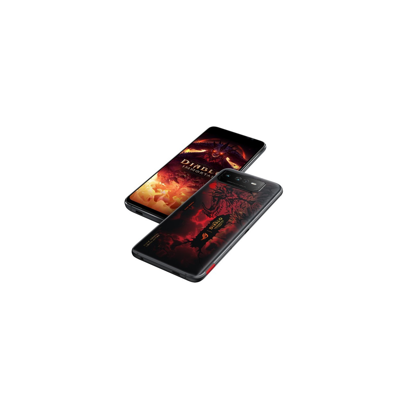 ASUS ROG Phone 6 Diablo Immortal Edition - Hellfire Red - 16GB/512GB, Snapdragon 8+ Gen 1 3.2GHz, 6.78" AMOLED