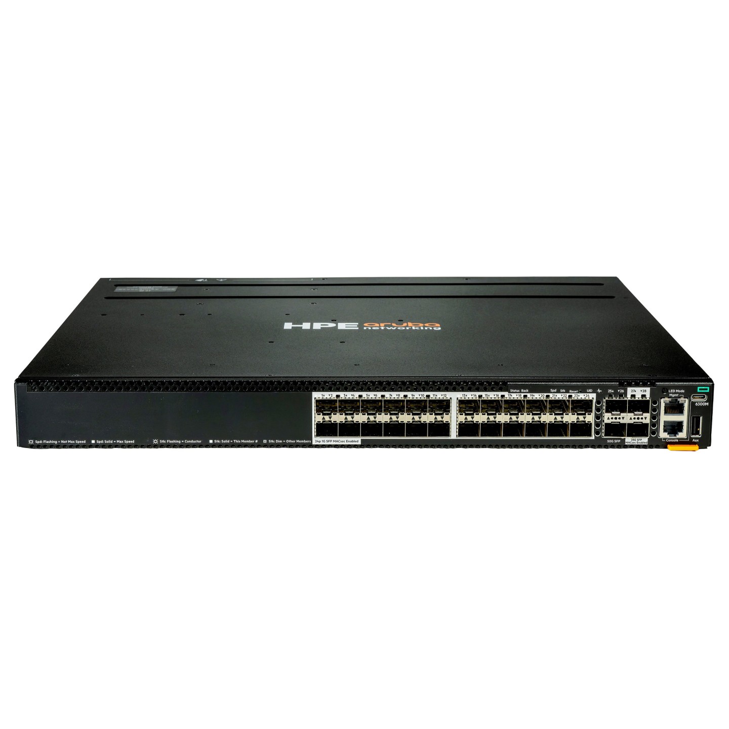 HPE Aruba Networking CX 6300M 24p SFP 1G 2p SFP56 50G 2p SFP28 25G MACsec Switch — Buy in Cyprus with Fast Delivery