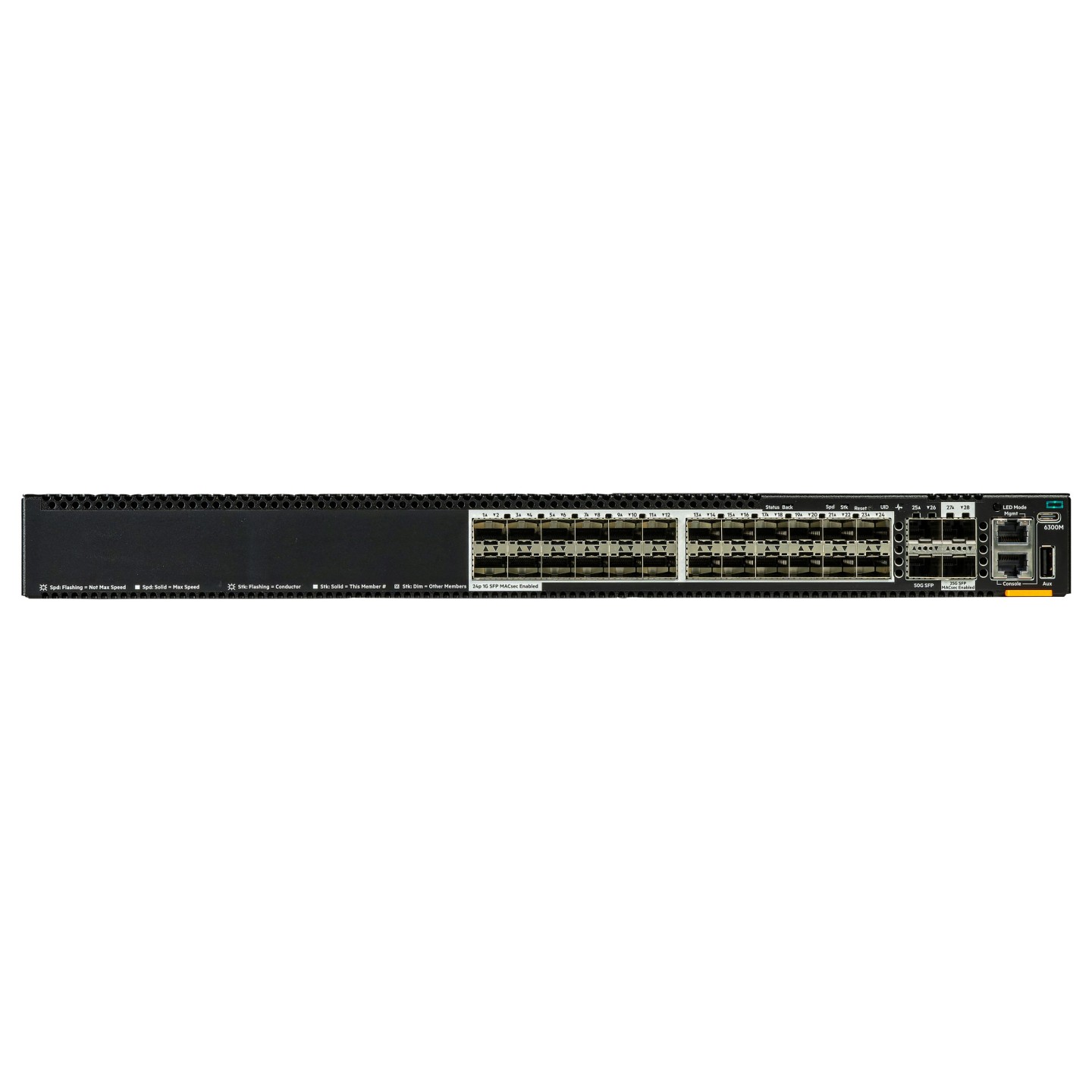 HPE Aruba Networking CX 6300M 24p SFP 1G 2p SFP56 50G 2p SFP28 25G MACsec Switch — Buy in Cyprus with Fast Delivery