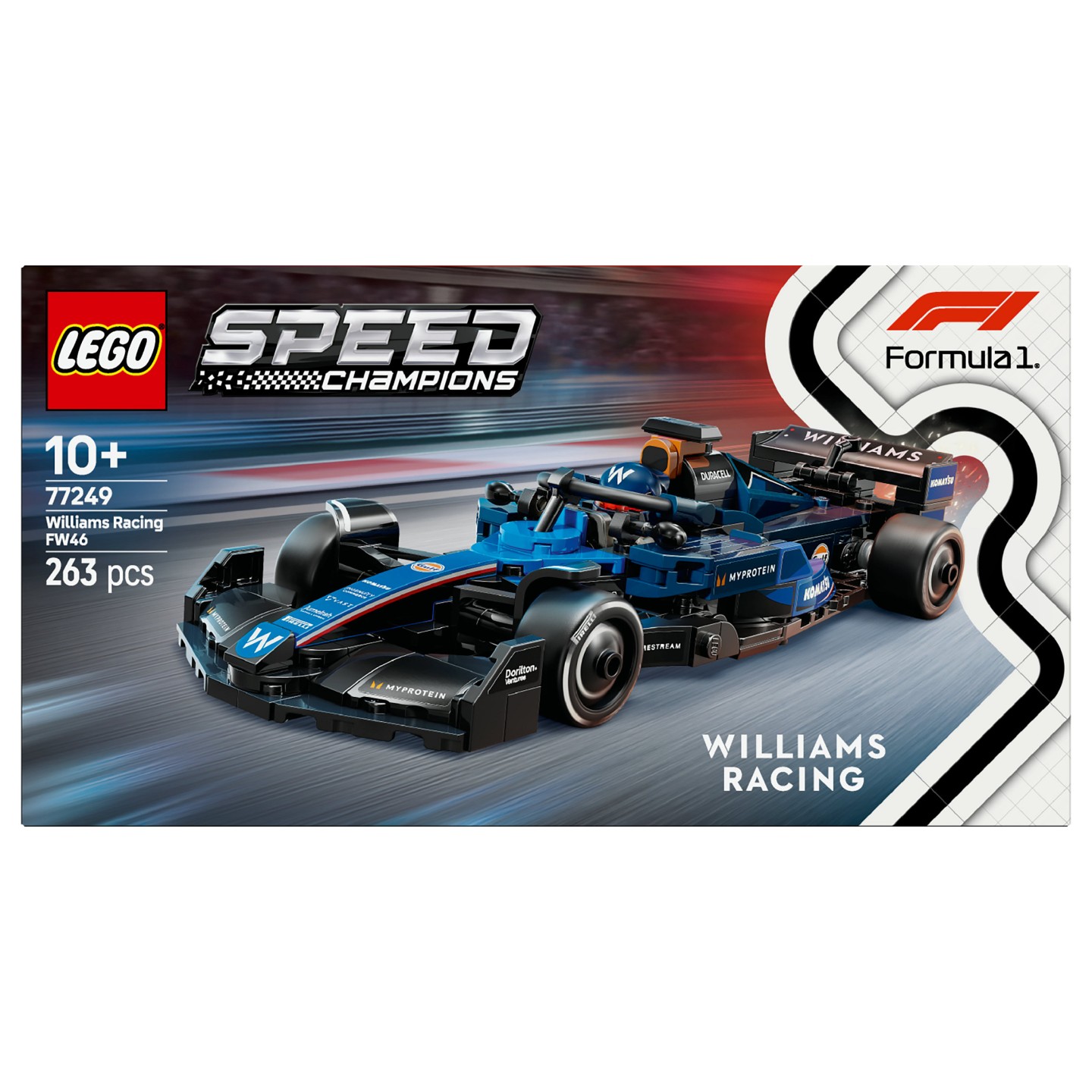 LEGO Speed Champions Williams Racing FW46 F1 Rennauto 77249 — Buy in Cyprus with Fast Delivery