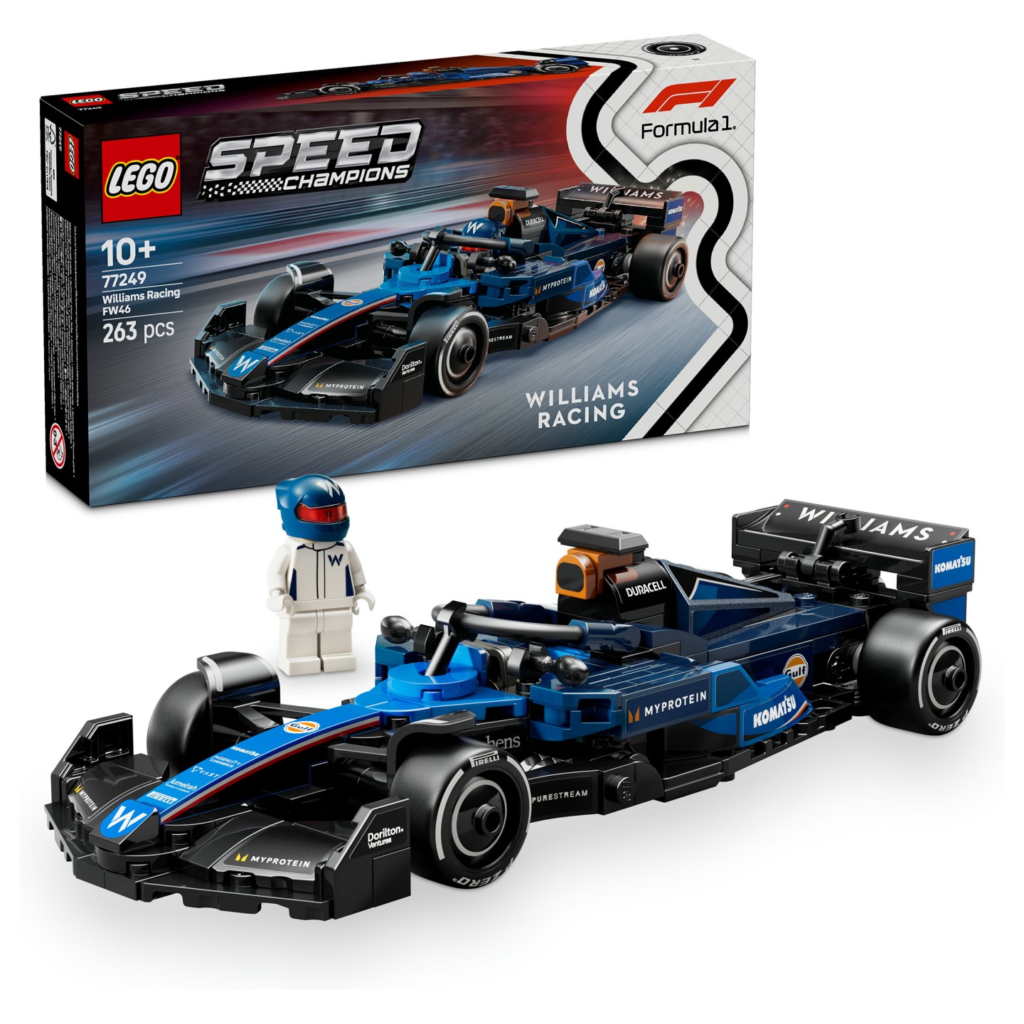 LEGO Speed Champions Williams Racing FW46 F1 Rennauto 77249 — Buy in Cyprus with Fast Delivery