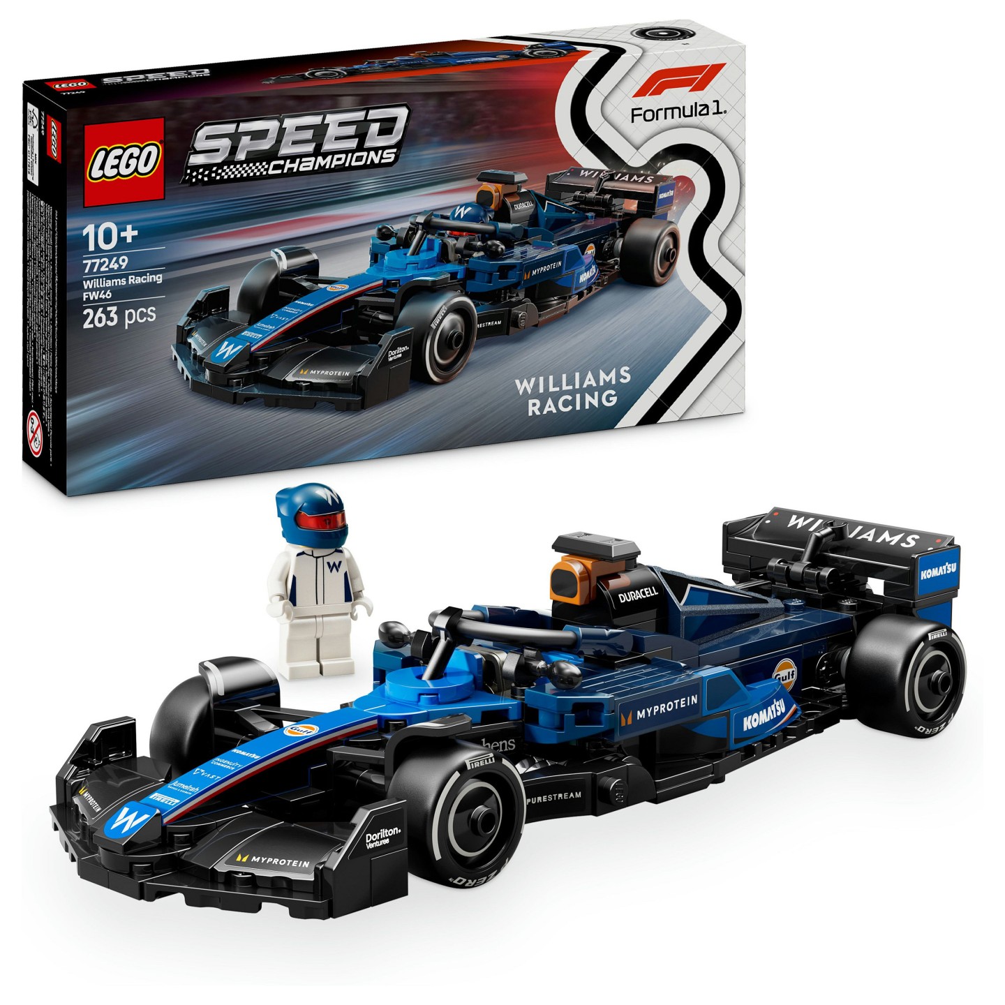 LEGO Speed Champions Williams Racing FW46 F1 Rennauto 77249 — Buy in Cyprus with Fast Delivery