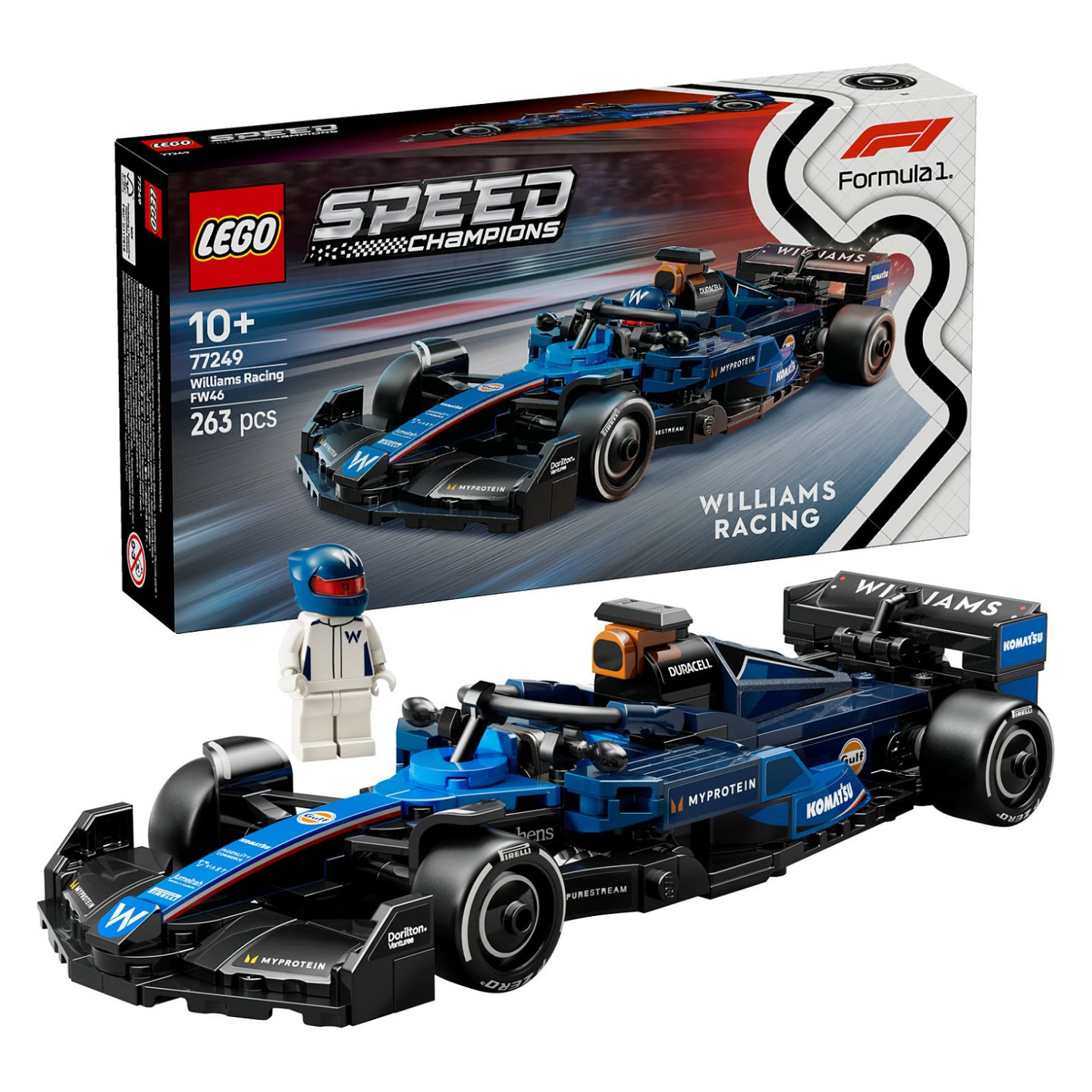 LEGO Speed Champions Williams Racing FW46 F1 Rennauto 77249 — Buy in Cyprus with Fast Delivery
