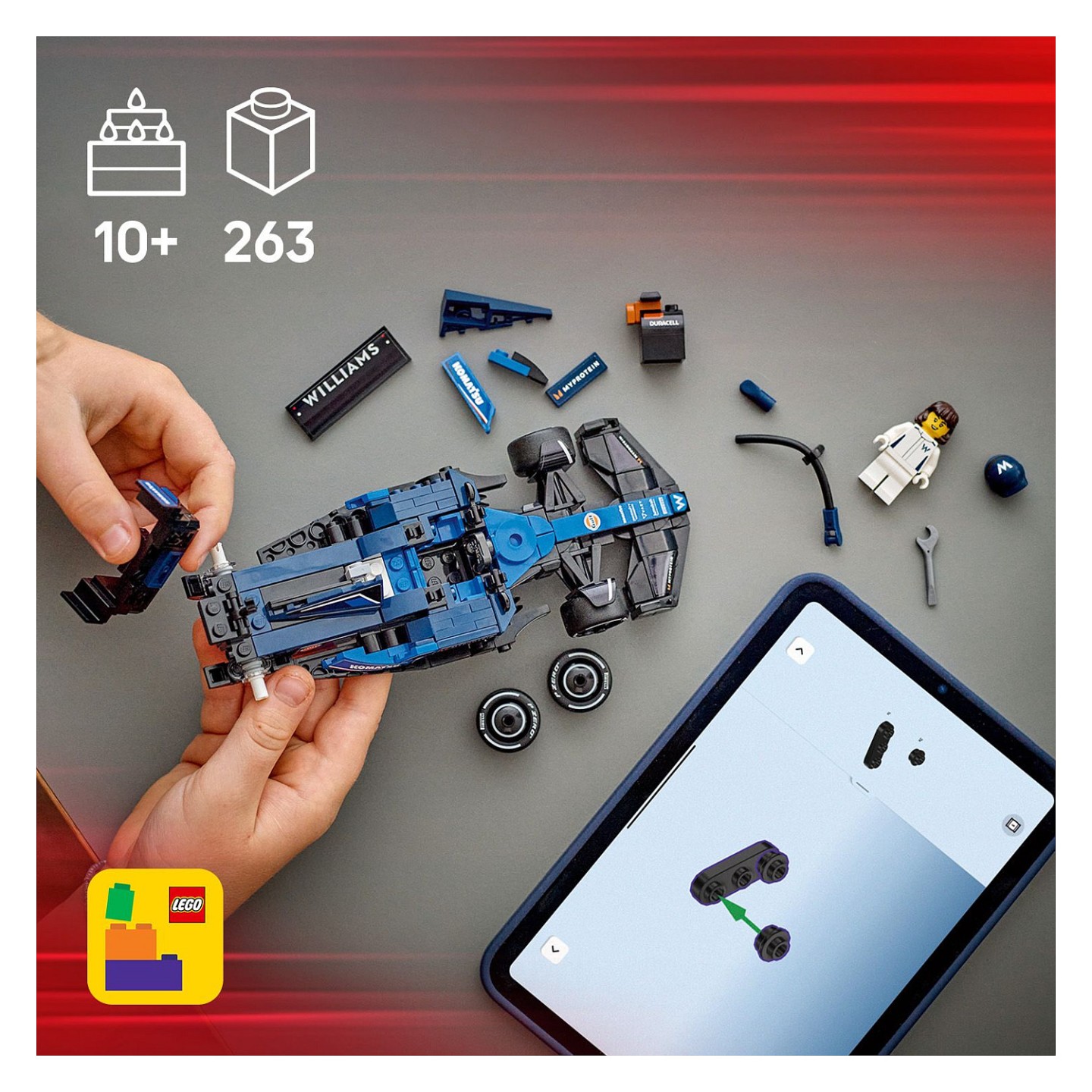 LEGO Speed Champions Williams Racing FW46 F1 Rennauto 77249 — Buy in Cyprus with Fast Delivery