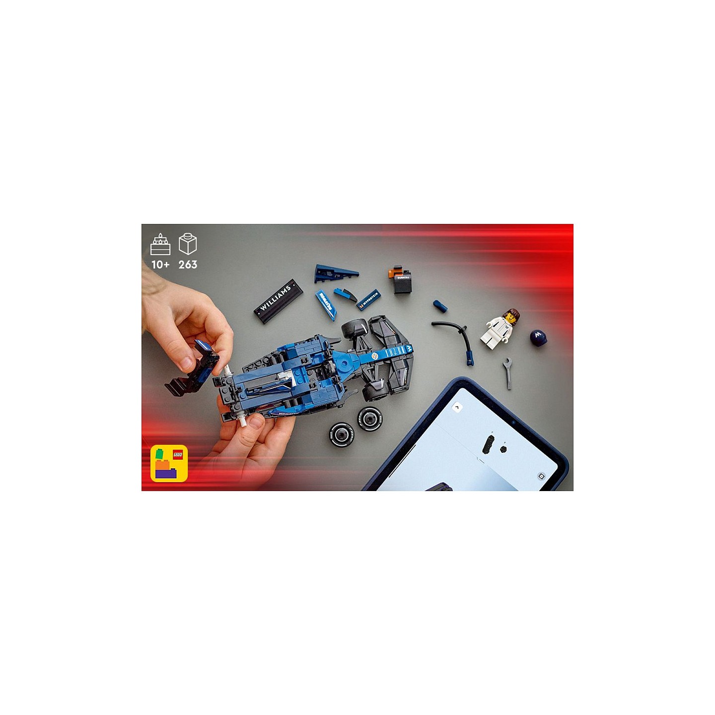 LEGO Speed Champions Williams Racing FW46 F1 Rennauto 77249 — Buy in Cyprus with Fast Delivery