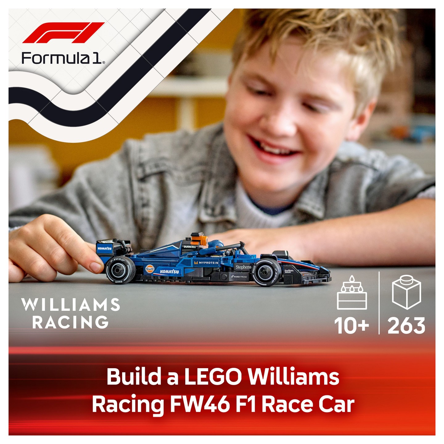 LEGO Speed Champions Williams Racing FW46 F1 Rennauto 77249 — Buy in Cyprus with Fast Delivery