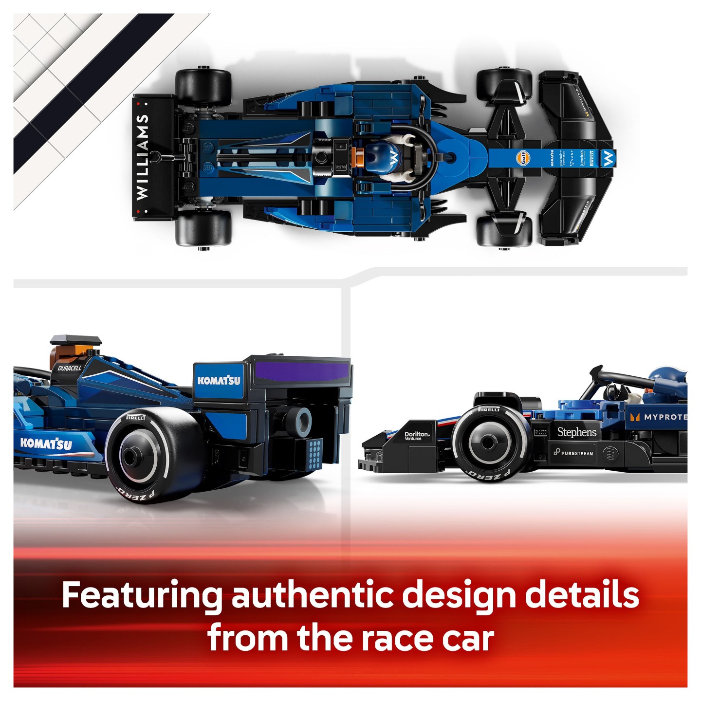 LEGO Speed Champions Williams Racing FW46 F1 Rennauto 77249 — Buy in Cyprus with Fast Delivery