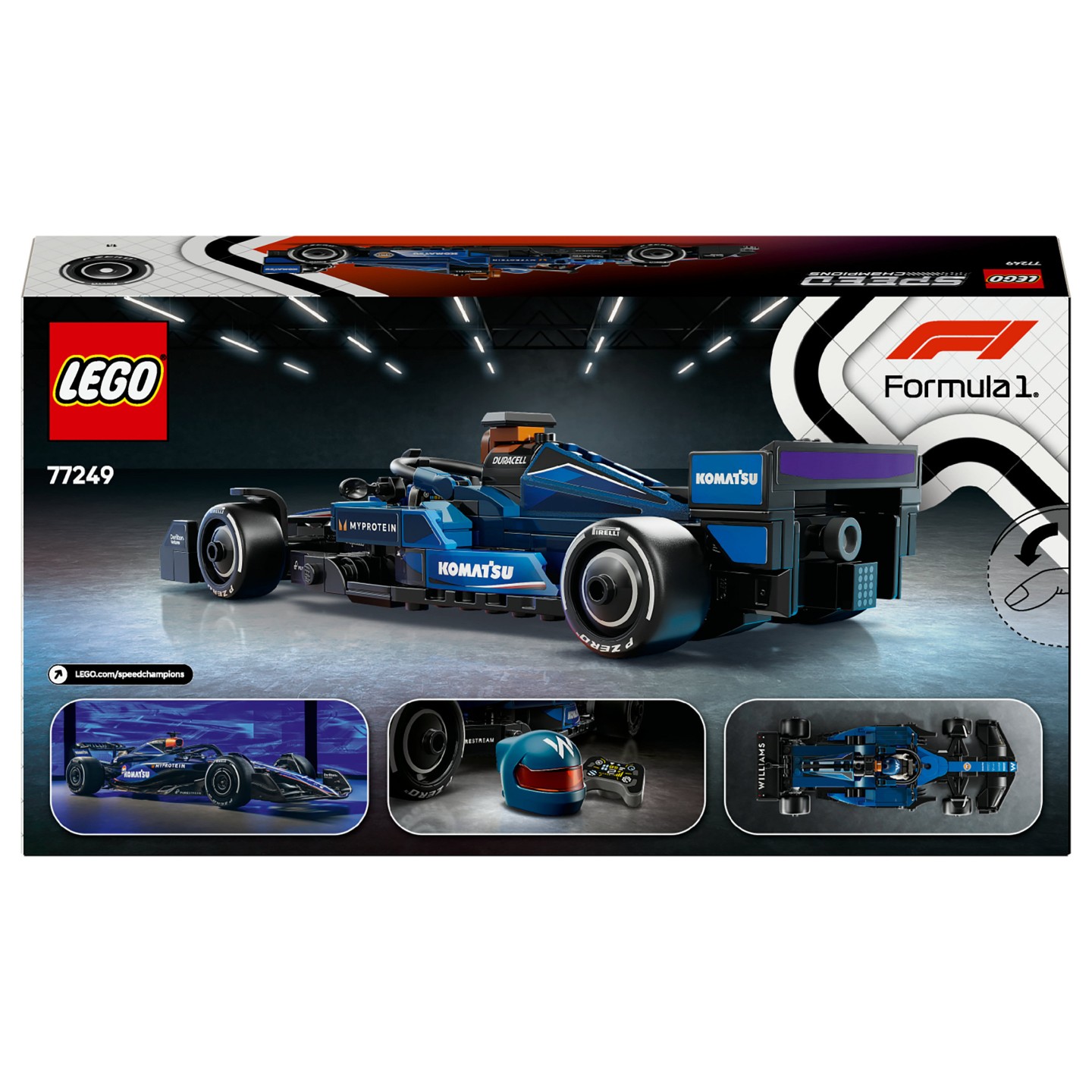 LEGO Speed Champions Williams Racing FW46 F1 Rennauto 77249 — Buy in Cyprus with Fast Delivery