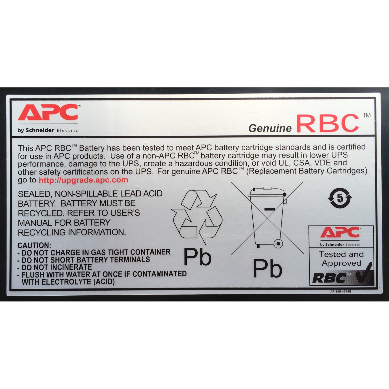 APC RBC6 Replacement Battery Cartridge – 12V 11Ah | Armenius Store